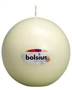 Bolsius, Bolsius Ball Candle 100 Mm Ivory