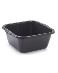 Plastic Forte, Square Wash Tub - 20l  - Dark Grey