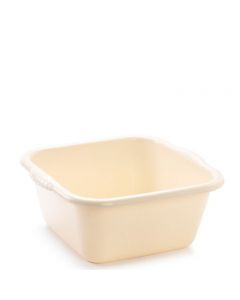 Plastic Forte, Square Wash Tub - 20l  - Beige