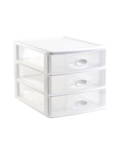 Plastic Forte, Loira 3 Drawers - White