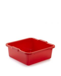 Plastic Forte, Square Wash Tub - 8l - Red