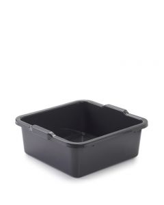 Plastic Forte, Square Wash Tub - 8l - Dark Grey