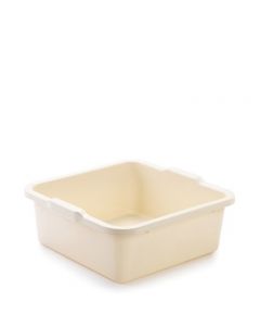 Plastic Forte, Square Wash Tub - 8l - Beige