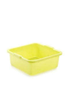 Plastic Forte, Square Wash Tub - 8l - Green