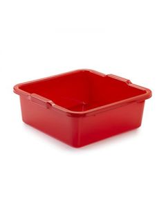 Plastic Forte, Square Wash Tub - 11l - Red