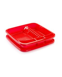 Plastic Forte, Dish Drainer - Red