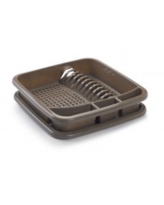 Plastic Forte, Dish Drainer - Dark Brown