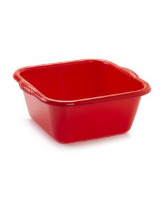 Plastic Forte, Square Wash Tub - 3l - Red