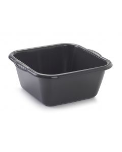 Plastic Forte, Square Wash Tub - 6l - Dark Grey