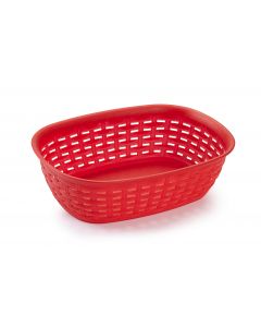 Plastic Forte, Bread Basket - Red