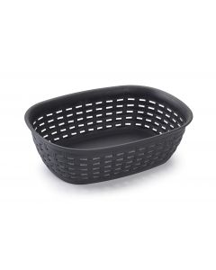 Plastic Forte, Bread Basket - Black