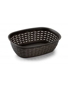 Plastic Forte, Bread Basket - Brown