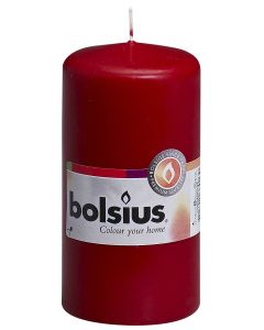 Bolsius, Bolsius Pillar Candle 120/60 Wine Red