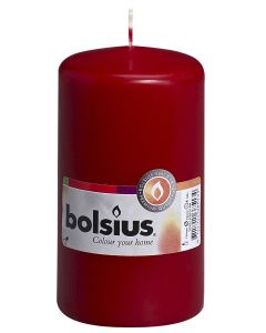 Bolsius, Bolsius Pillar Candle 130/70 Wine Red
