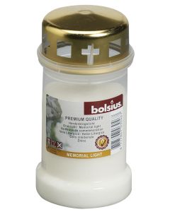 Bolsius, Bolsius Memorial Light # 3 + Lid White