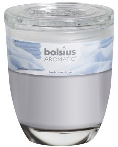 Bolsius, Bolsius Frosted Glass With Frgrance 120/100 Fresh