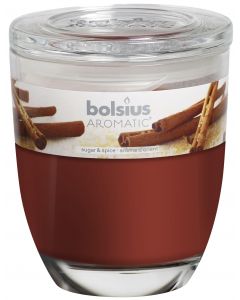 Bolsius, Bolsius Frosted Glass With Frgrance 120/100 Sugar