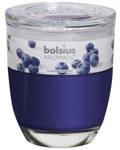 Bolsius, Bolsius Frosted Glass With Frgrance 120/100 Bluber