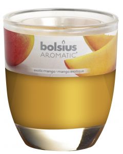Bolsius, Bolsius Glass Oval 80/70 Exotic Mango