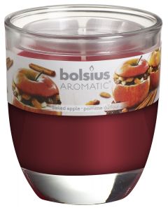 Bolsius, Bolsius Glass Oval 80/70 Baked Apple