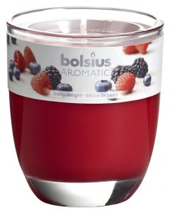 Bolsius, Bolsius Glass Oval 80/70 Berry Delight