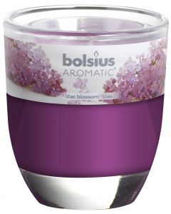 Bolsius, Bolsius Glass Oval 80/70 Lilac Blossom