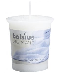 Bolsius, Bolsius Votive Round Candle 53/45 Fresh Linen