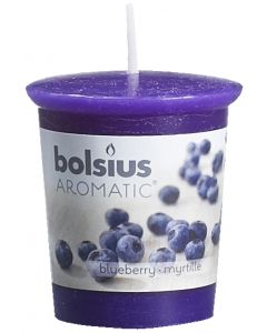 Bolsius, Bolsius Votive Round Candle 53/45 Blueberry