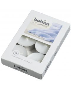 Bolsius, Bolsius Tealight Box 6 Pcs Fresh Linen