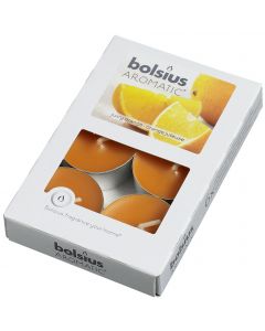 Bolsius, Bolsius Tealight Box 6 Pcs Juicy Orange