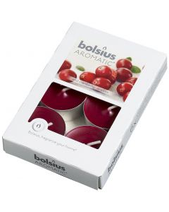 Bolsius, Bolsius Tealight Box 6 Pcs Wild Cranberry