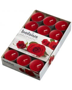 Bolsius, Bolsius Tealight Box 30 Pcs. Velvet Rose