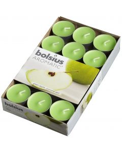 Bolsius, Bolsius Tealight Box 30 Pcs. Green Apple