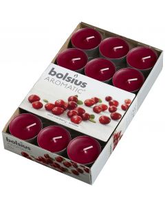Bolsius, Bolsius Tealight Box 30 Pcs. Wild Cranberry