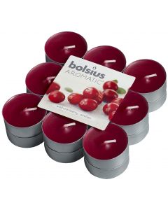 Bolsius, Bolsius Tealight Fragranced Box 18 Pcs Wild Cranbe
