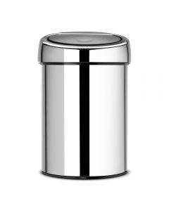 Brabantia, Touch Bin, 3 Litre - Brilliant Steel