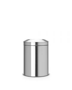 Brabantia, Flame Guard Waste Paper Bin, 7 Litre - Matt Steel