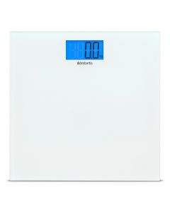 Brabantia, Digital Bathroom Scales, Battery Powered, Glass -