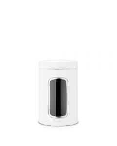 Brabantia, Window Canister, 1.4 Litre - White