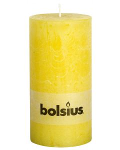 Bolsius, Bolsius Xxl Rustic Pillar Candle 200/100 Sunshine