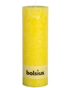 Bolsius, Bolsius Xxl Rustic Pillar Candle 300/100 Sunshine