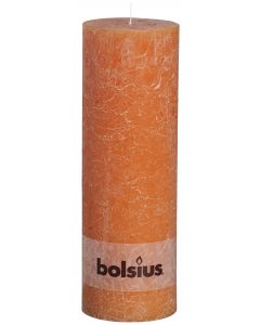 Bolsius, Bolsius Xxl Rustic Pillar Candle 300/100 Orange