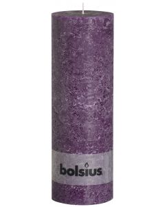 Bolsius, Bolsius Xxl Rustic Pillar Candle 300/100 Purple