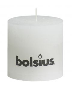 Bolsius, Bolsius Xxl Rustic Pillar Candle 100/100 White