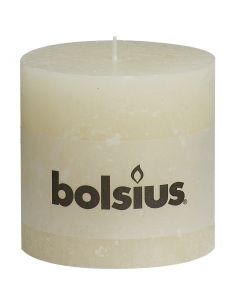 Bolsius, Bolsius Xxl Rustic Pillar Candle 100/100 Ivory