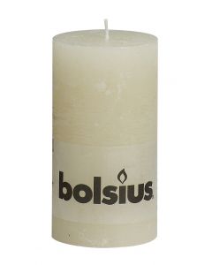 Bolsius, Bolsius Rustic Pillar Candle 130/68 Ivory