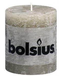 Bolsius, Bolsius Rustic Pillar Candle 80/68 Slate