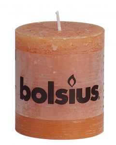 Bolsius, Bolsius Rustic Pillar Candle 80/68 Orange