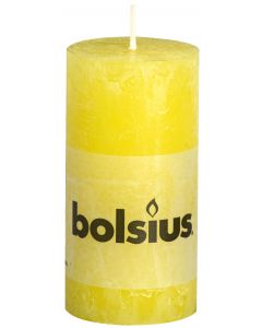 Bolsius, Bolsius Rustic Pillar Candle 100/50 Sunshine Yello