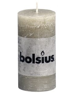 Bolsius, Bolsius Rustic Pillar Candle 100/50 Slate